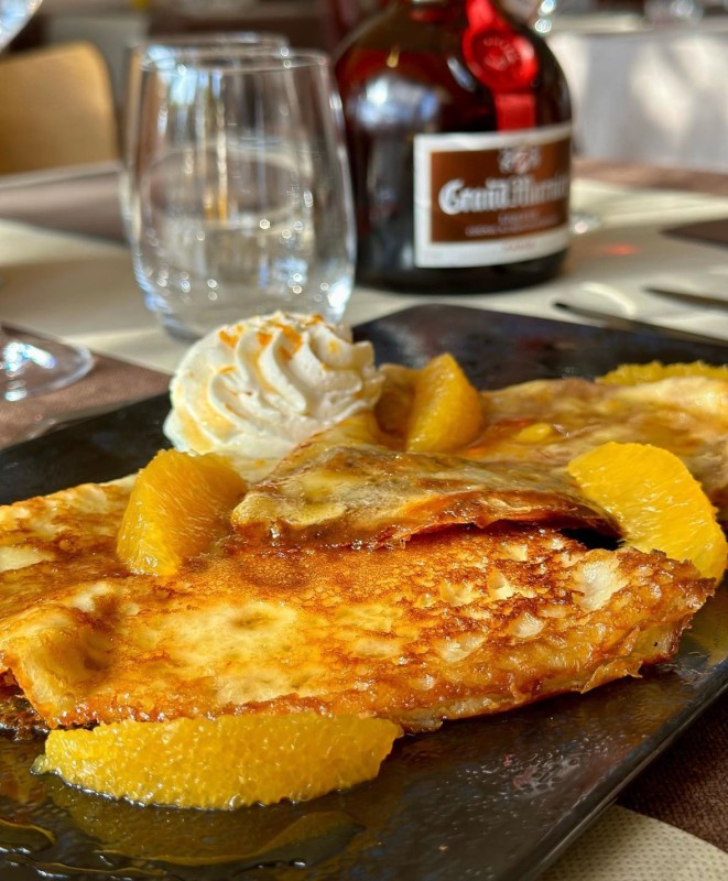 Nos crêpes Suzette au restaurant le B12 à Vendargues proche de Montpellier 